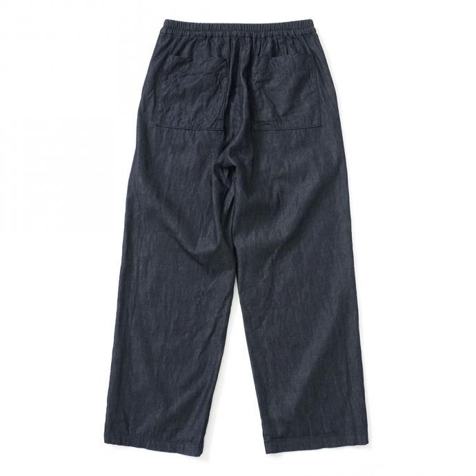 159523558 STILL BY HAND / PT03212 キュプラウール混デニム パジャマパンツ - Navy 02