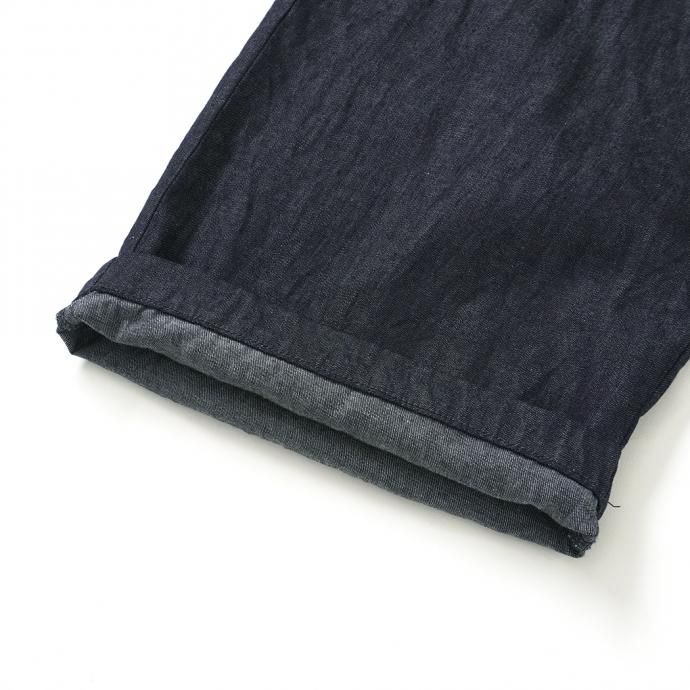 159523558 STILL BY HAND / PT03212 キュプラウール混デニム パジャマパンツ - Navy 02
