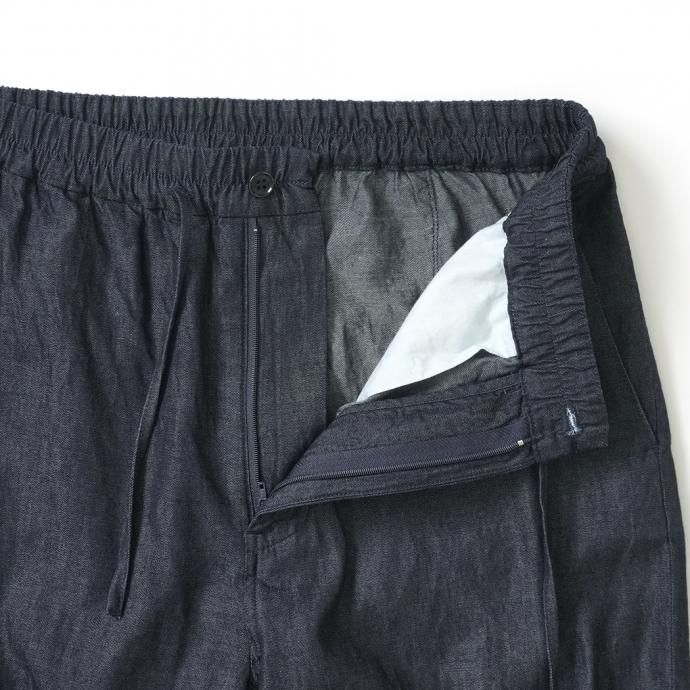 159523558 STILL BY HAND / PT03212 キュプラウール混デニム パジャマパンツ - Navy 02