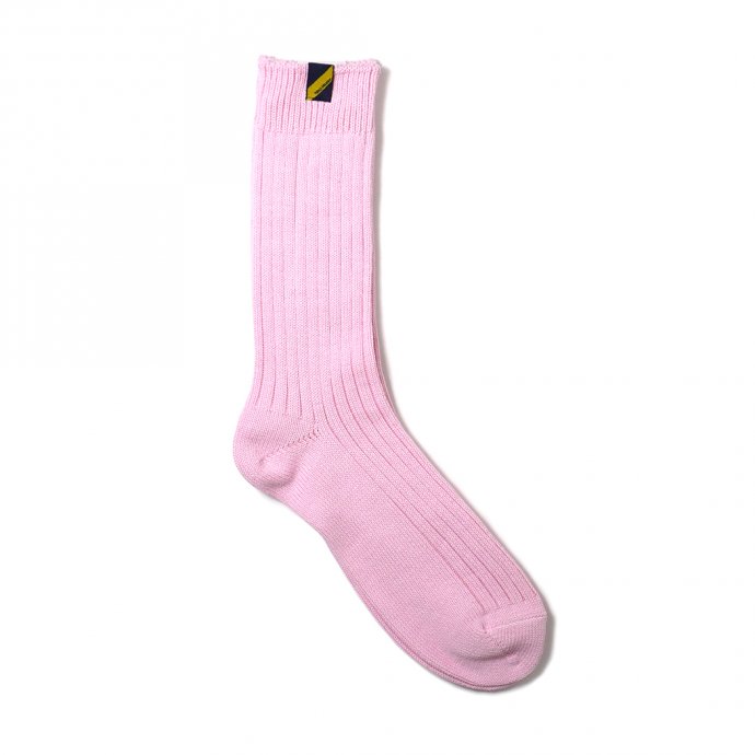 160476151 Trad Marks / Old Rib Socks lite ɥ֥å饤 - Baby Pink ٥ӡԥ 01