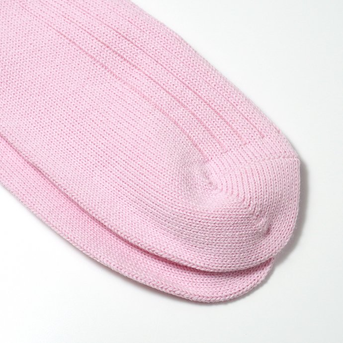 160476151 Trad Marks / Old Rib Socks lite ɥ֥å饤 - Baby Pink ٥ӡԥ 02