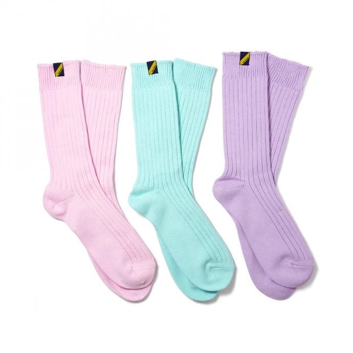 160476151 Trad Marks / Old Rib Socks lite ɥ֥å饤 - Baby Pink ٥ӡԥ 02