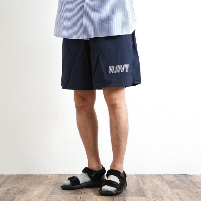 160707989 New Balance / US NAVY PT Uniform Short NY107 デッドストック ニューバランス製 アメリカ海軍 トレーニングショーツ ネイビー<img class='new_mark_img2' src='https://img.shop-pro.jp/img/new/icons47.gif' style='border:none;display:inline;margin:0px;padding:0px;width:auto;' /> 02