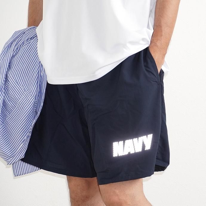160707989 New Balance / US NAVY PT Uniform Short NY107 デッドストック ニューバランス製 アメリカ海軍 トレーニングショーツ ネイビー<img class='new_mark_img2' src='https://img.shop-pro.jp/img/new/icons47.gif' style='border:none;display:inline;margin:0px;padding:0px;width:auto;' /> 02