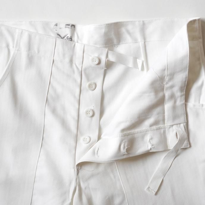 161355845 Deadstock Czech White Cock Pants チェコ軍 / デッドストック コックパンツ ホワイト 02