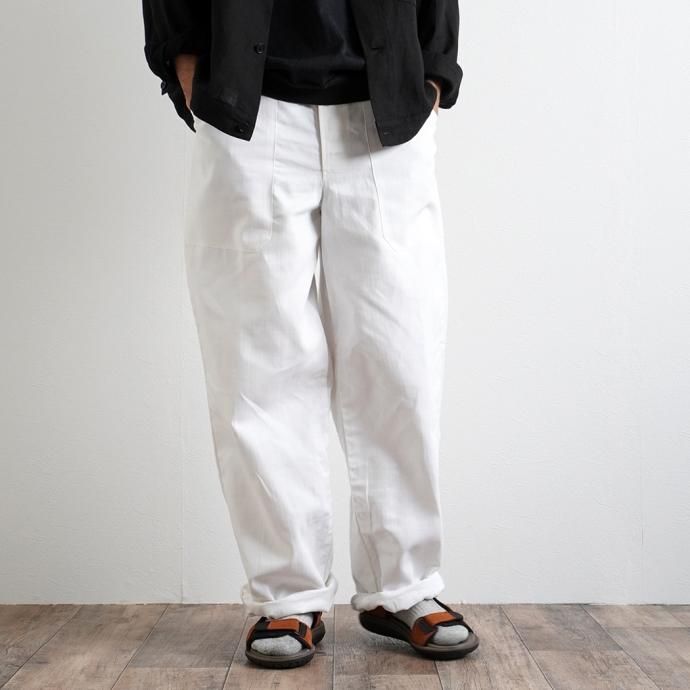 161355845 Deadstock Czech White Cock Pants チェコ軍 / デッドストック コックパンツ ホワイト 02