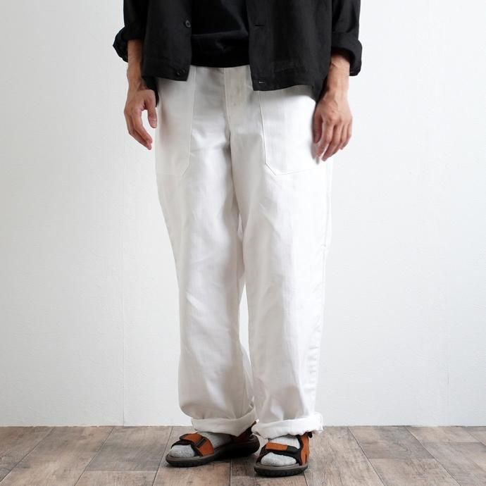 161355845 Deadstock Czech White Cock Pants チェコ軍 / デッドストック コックパンツ ホワイト 02