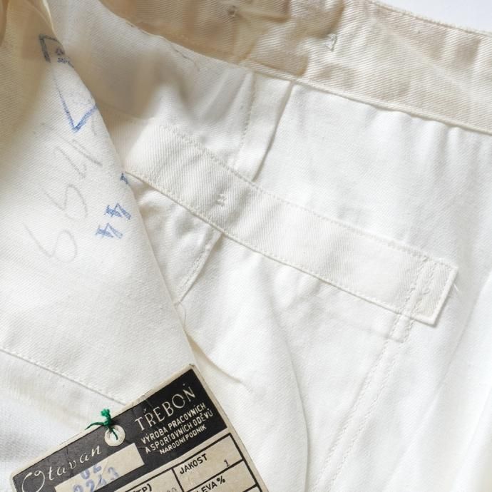161357809 Deadstock Czech Military Work Pants チェコ軍 / デッドストック ワークパンツ ホワイト - 01<img class='new_mark_img2' src='https://img.shop-pro.jp/img/new/icons47.gif' style='border:none;display:inline;margin:0px;padding:0px;width:auto;' /> 02
