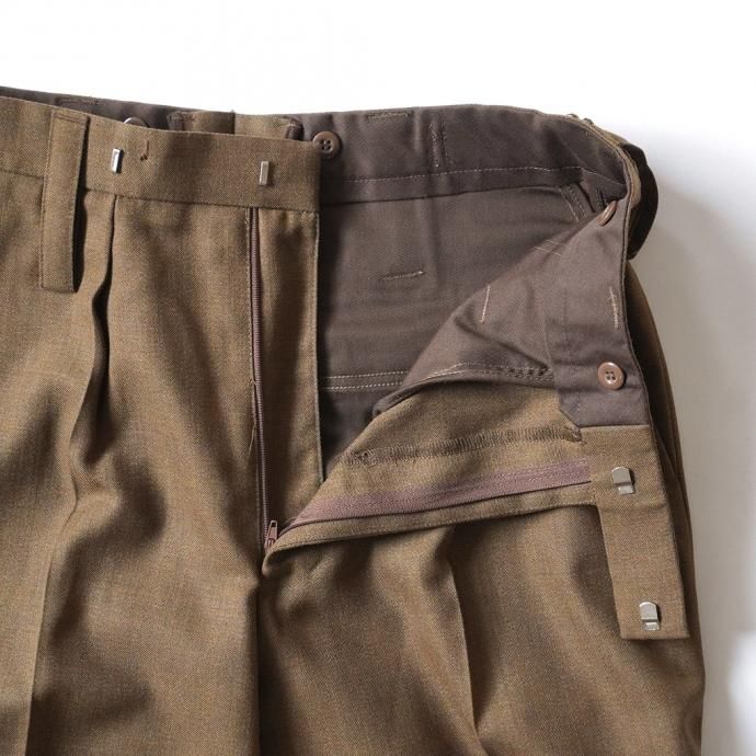 161357931 Deadstock British Army Barrack Dress Trousers イギリス軍 / デッドストック ドレストラウザーズ ブラウン<img class='new_mark_img2' src='https://img.shop-pro.jp/img/new/icons47.gif' style='border:none;display:inline;margin:0px;padding:0px;width:auto;' /> 02