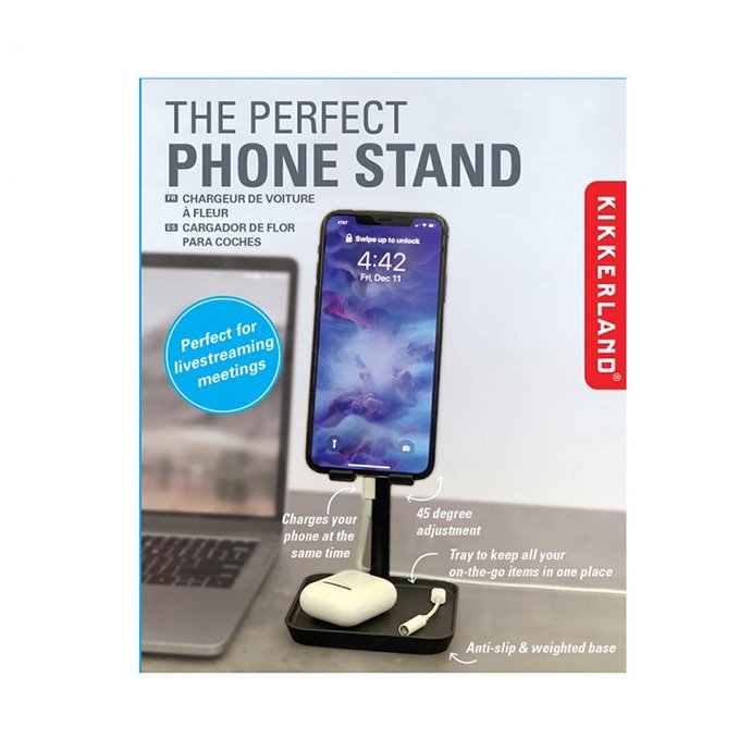 KIKKERLAND / The Perfect Phone Stand - Black ザ パーフェクト