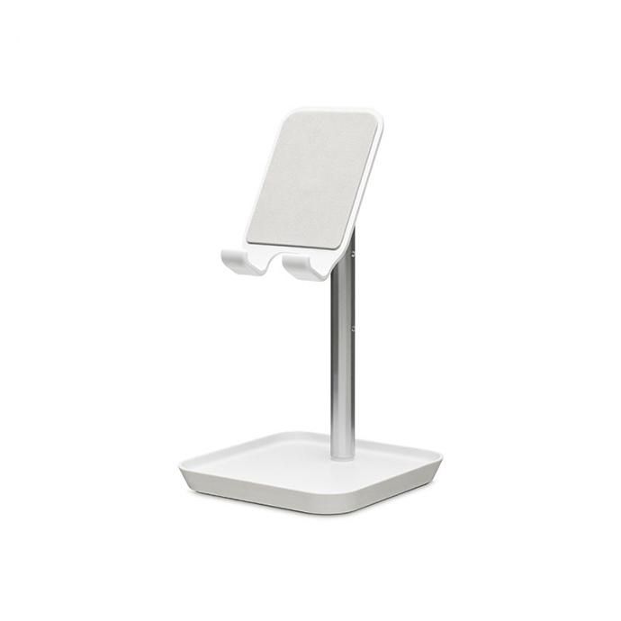 161604618 KIKKERLAND / The Perfect Phone Stand - White  ѡե ե󥹥 ۥ磻 01