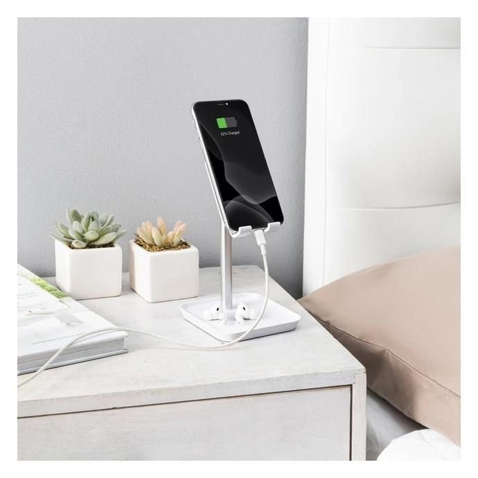 161604618 KIKKERLAND / The Perfect Phone Stand - White  ѡե ե󥹥 ۥ磻 02