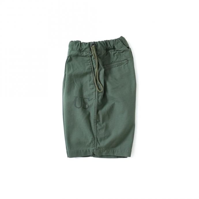 161798192 Hexico / Deformer Drawstring Short Pant Ex. U.S. Military Bags Barracks Deadstock リメイクショーツ - サイズ1-07 02