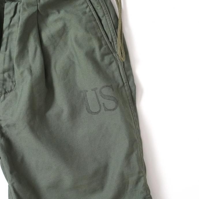 161798192 Hexico / Deformer Drawstring Short Pant Ex. U.S. Military Bags Barracks Deadstock リメイクショーツ - サイズ1-07 02