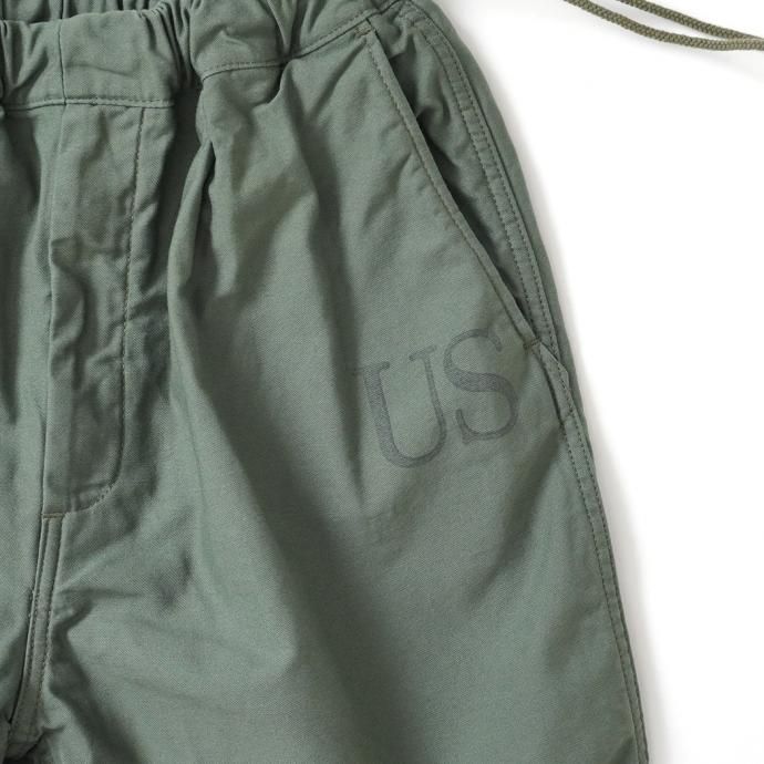 161798465 Hexico / Deformer Drawstring Short Pant Ex. U.S. Military Bags Barracks Deadstock リメイクショーツ - サイズ2-09 02
