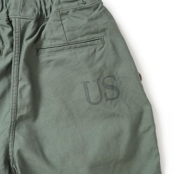 161798465 Hexico / Deformer Drawstring Short Pant Ex. U.S. Military Bags Barracks Deadstock リメイクショーツ - サイズ2-09 02