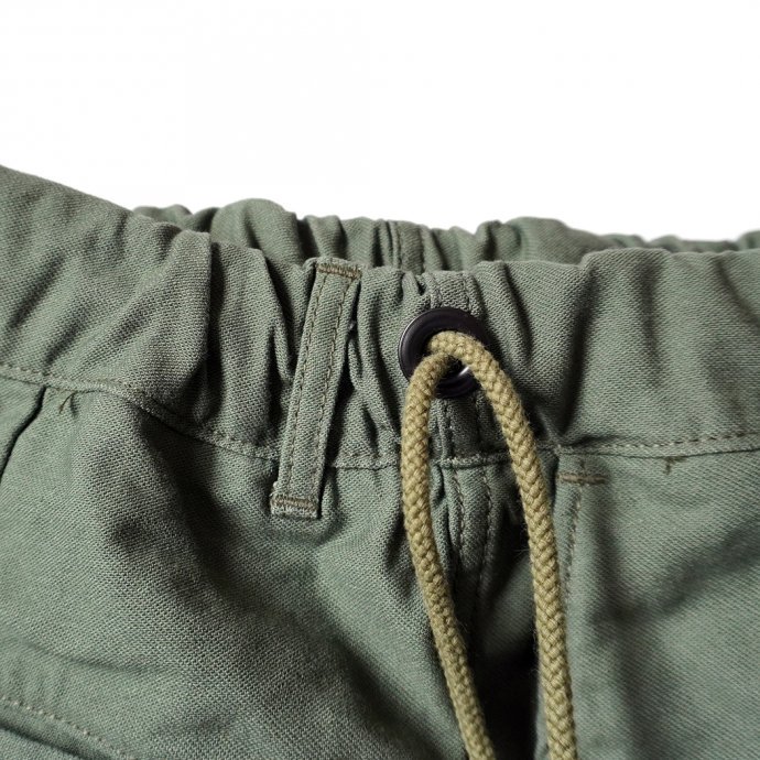 Hexico ヘキシコ / Deformer Drawstring Short Pant Ex. U.S. Military Bags  Barracks Deadstock ランドリーバッグリメイクショーツ - サイズ2-10