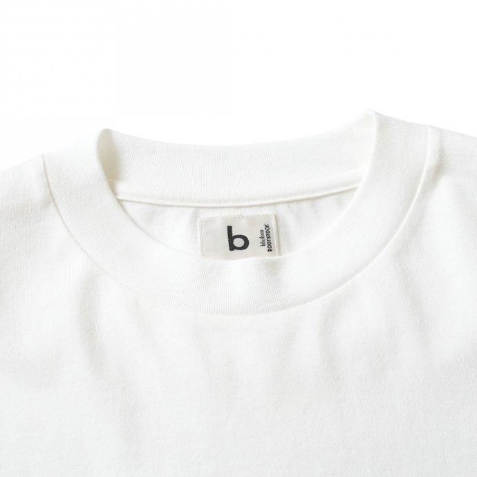 162159592 blurhms ROOTSTOCK / Silk Cotton 20/80 Crew-neck BIG L/S - Off シルクコットンクルーネックカットソー ROOTS2107F21 02