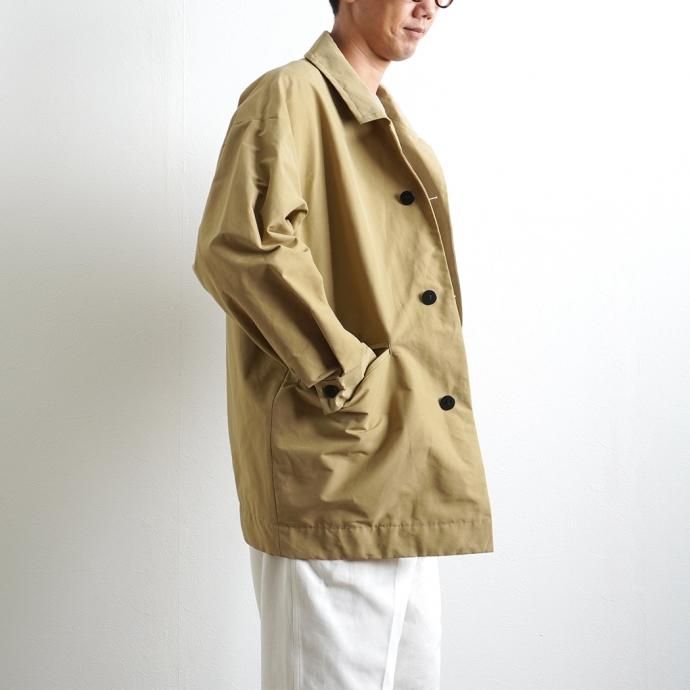 162218748 STILL BY HAND / CO01213 ラペルドコート - Beige 02