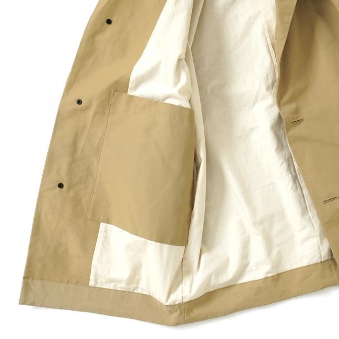 162218748 STILL BY HAND / CO01213 ラペルドコート - Beige 02