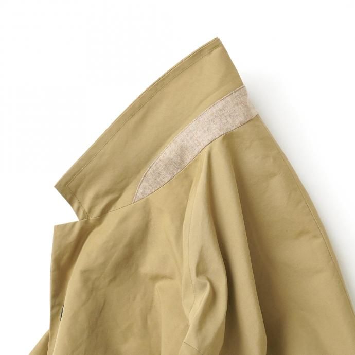 162218748 STILL BY HAND / CO01213 ラペルドコート - Beige 02
