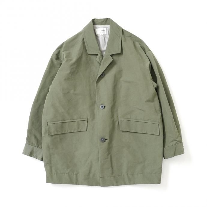 162219156 STILL BY HAND / CO01213 ラペルドコート - Olive 01