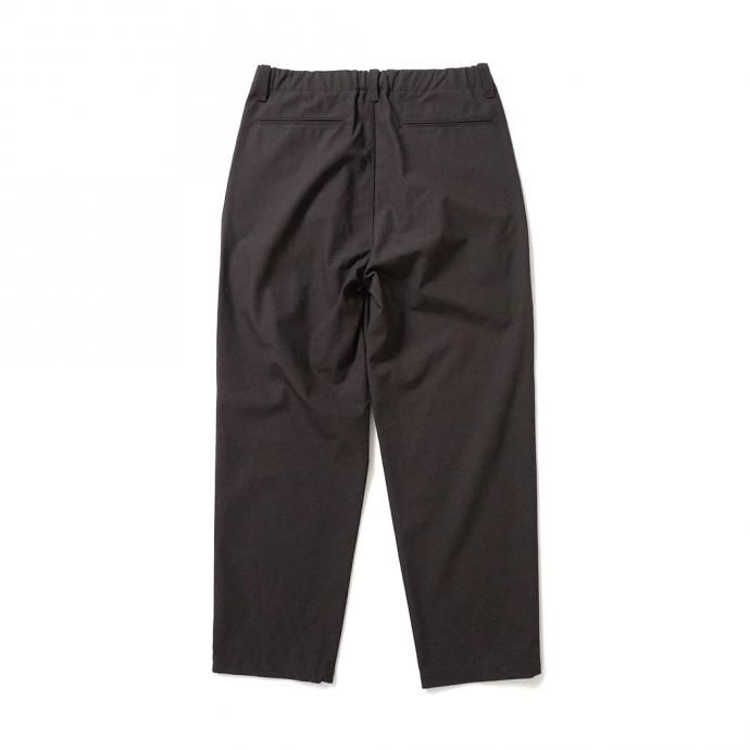 162687429 STILL BY HAND / PT06213 オーガニックコットンキャンバス 2タックパンツ - Charcoal 02