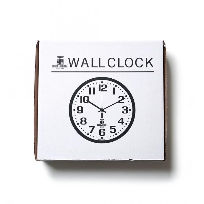 162831602 The Chicago Lighthouse / 12.75 Wall Clock ウォールクロック ブラック/ホワイト 02