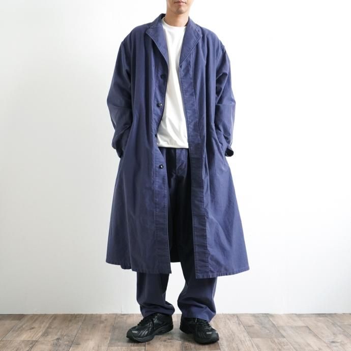 162857962 blurhms ROOTSTOCK / Light Moleskin Atelier Coat - FadePurpleNavy ROOTS21F3-2 02