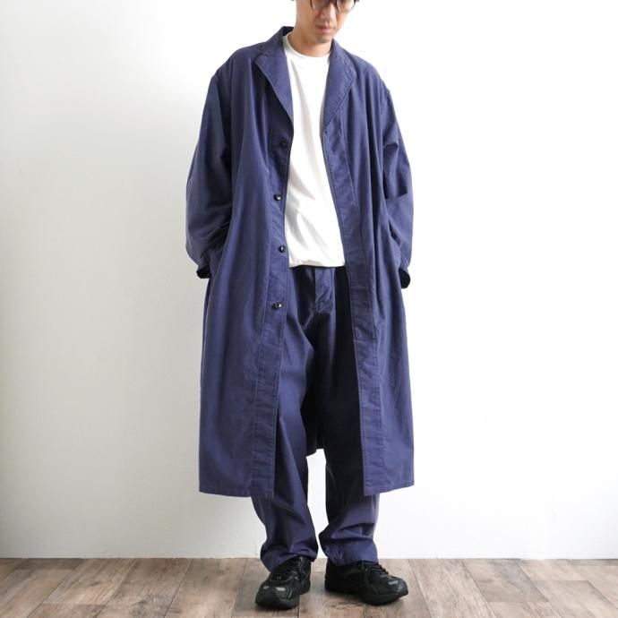 162857962 blurhms ROOTSTOCK / Light Moleskin Atelier Coat - FadePurpleNavy ROOTS21F3-2 02