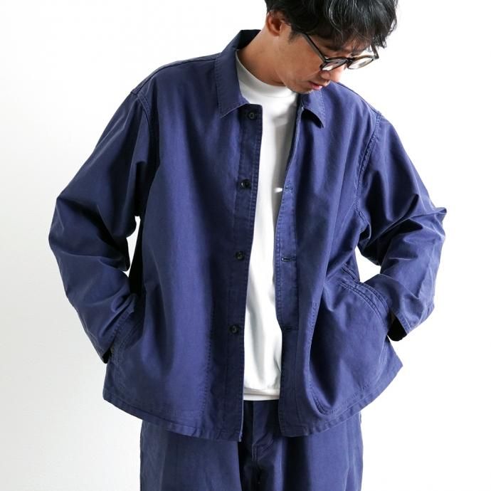 162858994 blurhms ROOTSTOCK / Light Moleskin Work Jacket - FadePurpleNavy ROOTS21F5-2<img class='new_mark_img2' src='https://img.shop-pro.jp/img/new/icons47.gif' style='border:none;display:inline;margin:0px;padding:0px;width:auto;' /> 02