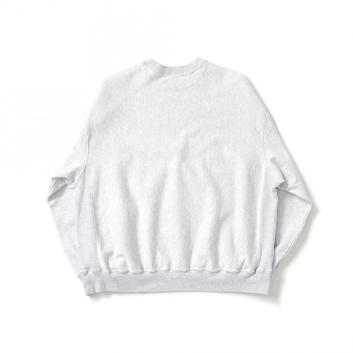 162941388 blurhms ROOTSTOCK / Soft & Hard Sweat Crew-neck P/O Big - HeatherWhite ROOTS21F18 02
