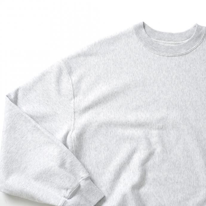 162941388 blurhms ROOTSTOCK / Soft & Hard Sweat Crew-neck P/O Big - HeatherWhite ROOTS21F18 02