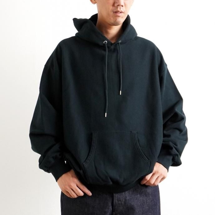 162941460 blurhms ROOTSTOCK / Soft & Hard Sweat Hoodie P/O Big - BlackGreen ROOTS21F17 02