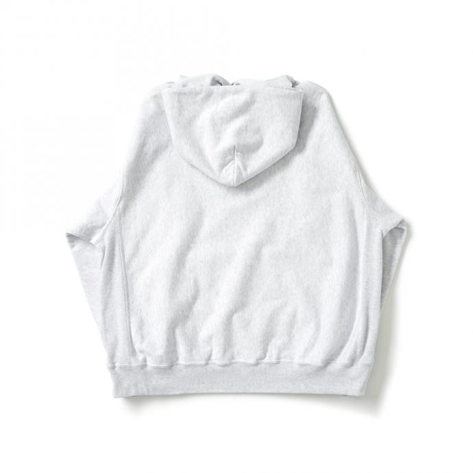 162941495 blurhms ROOTSTOCK / Soft & Hard Sweat Hoodie P/O Big - HeatherWhite ROOTS21F17 02