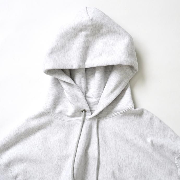 162941495 blurhms ROOTSTOCK / Soft & Hard Sweat Hoodie P/O Big - HeatherWhite ROOTS21F17 02