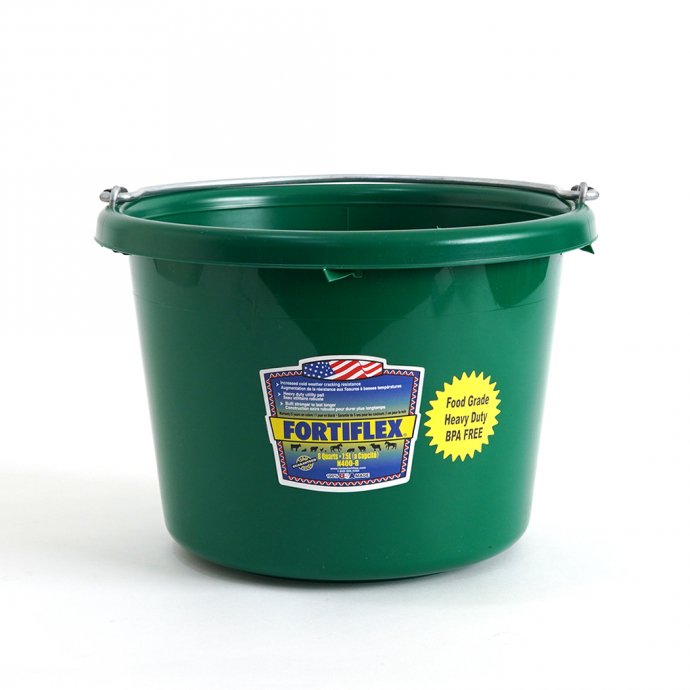 FORTIFLEX / Utility Bucket 8-Quart アメリカ製バケツ - Green<img class='new_mark_img2' src='https://img.shop-pro.jp/img/new/icons47.gif' style='border:none;display:inline;margin:0px;padding:0px;width:auto;' />
