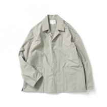 STILL BY HAND / BL02213 塩縮ナイロン カバーオールジャケット - Beige<img class='new_mark_img2' src='https://img.shop-pro.jp/img/new/icons20.gif' style='border:none;display:inline;margin:0px;padding:0px;width:auto;' />