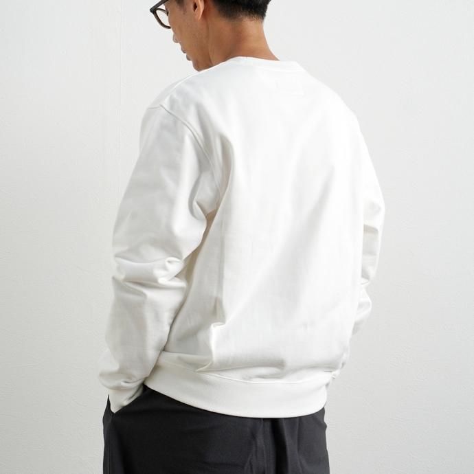 162988539 STILL BY HAND / CS01213 クルーネックスウェット - Off White 02