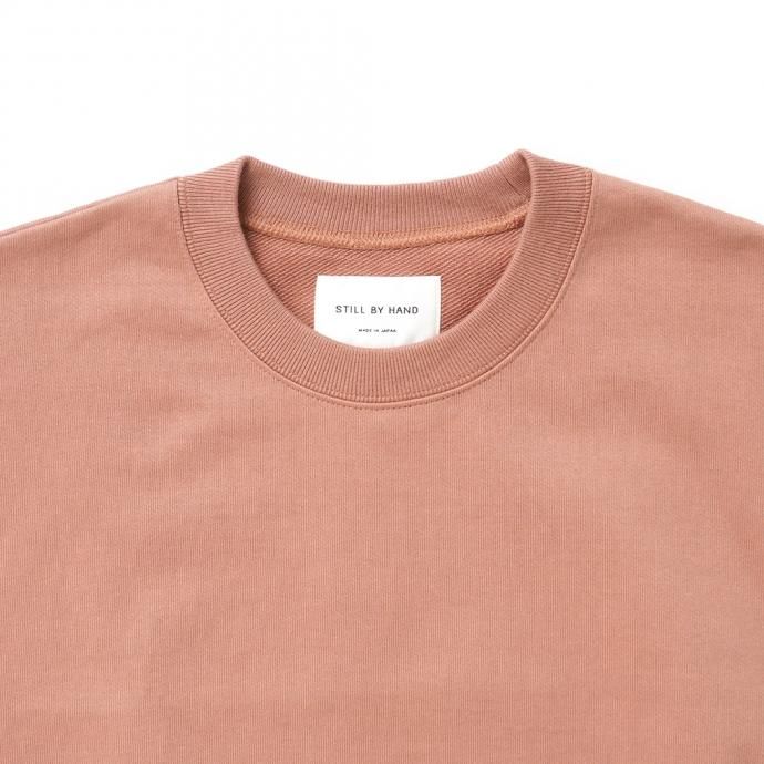 162988584 STILL BY HAND / CS01213 クルーネックスウェット - Brick 02