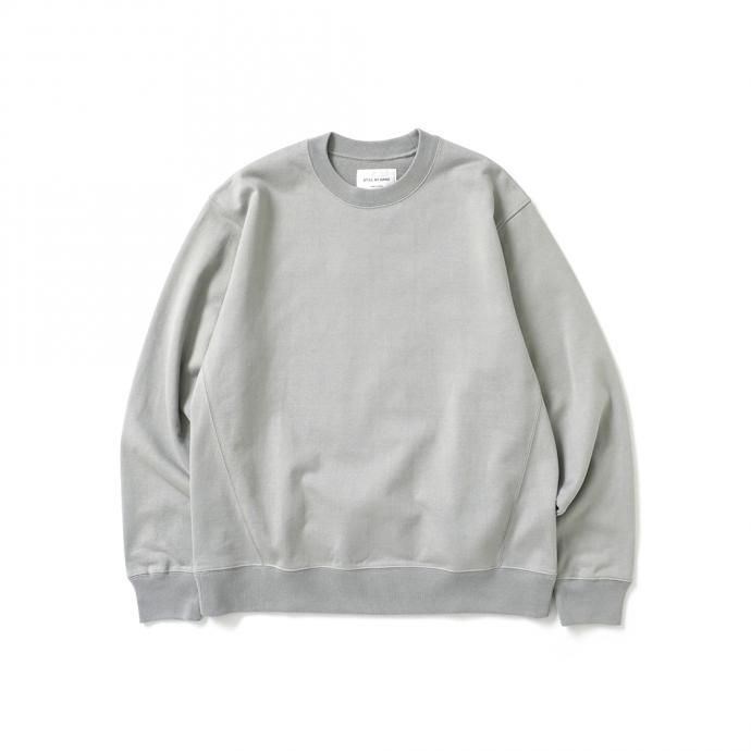 162988593 STILL BY HAND / CS01213 クルーネックスウェット - Sage<img class='new_mark_img2' src='https://img.shop-pro.jp/img/new/icons47.gif' style='border:none;display:inline;margin:0px;padding:0px;width:auto;' /> 01