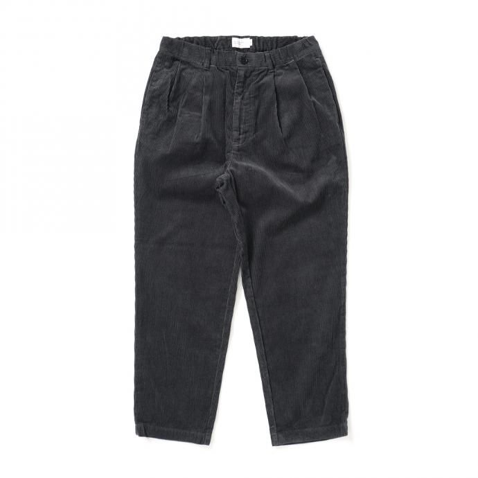 162988754 STILL BY HAND / PT01213 コーデュロイテーパードパンツ - Charcoal 01