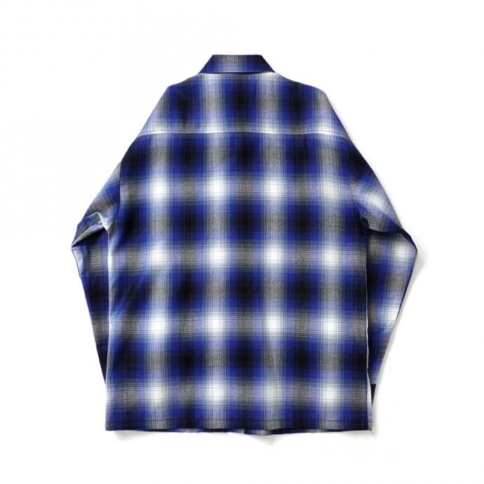 163112416 CalTop / 2000 オンブレチェック L/Sシャツ - Royal/White<img class='new_mark_img2' src='https://img.shop-pro.jp/img/new/icons47.gif' style='border:none;display:inline;margin:0px;padding:0px;width:auto;' /> 02