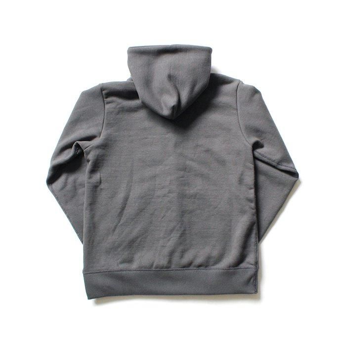 163376171 STILL BY HAND / CS00213 ジップフロント 度詰めスウェットパーカー - Charcoal 02