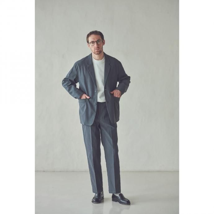 163378252 STILL BY HAND / PT05213 セットアップパンツ - Ink Black 02