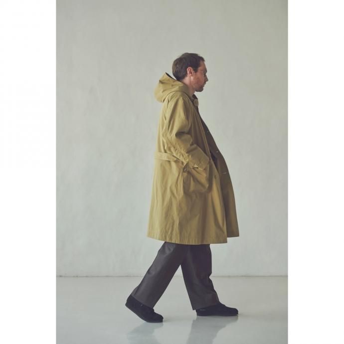 163474154 STILL BY HAND / CO02213 ウールライナー フーデッドコート - Black 02