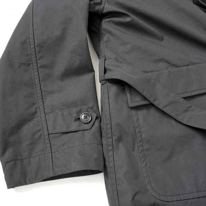 163474154 STILL BY HAND / CO02213 ウールライナー フーデッドコート - Black 02