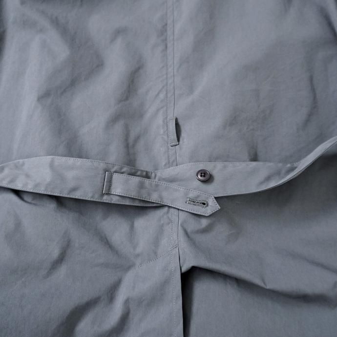 163474170 STILL BY HAND / CO02213 ウールライナー フーデッドコート - Blue Grey 02