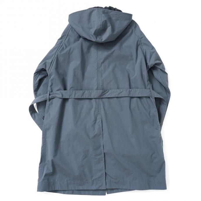 163474170 STILL BY HAND / CO02213 ウールライナー フーデッドコート - Blue Grey 02
