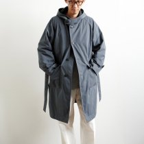 STILL BY HAND / CO02213 ウールライナー フーデッドコート - Blue Grey<img class='new_mark_img2' src='https://img.shop-pro.jp/img/new/icons20.gif' style='border:none;display:inline;margin:0px;padding:0px;width:auto;' />